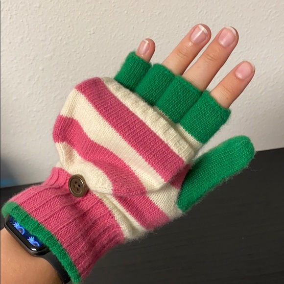 J. Crew Accessories J Crew Striped Mittensgloves Poshmark